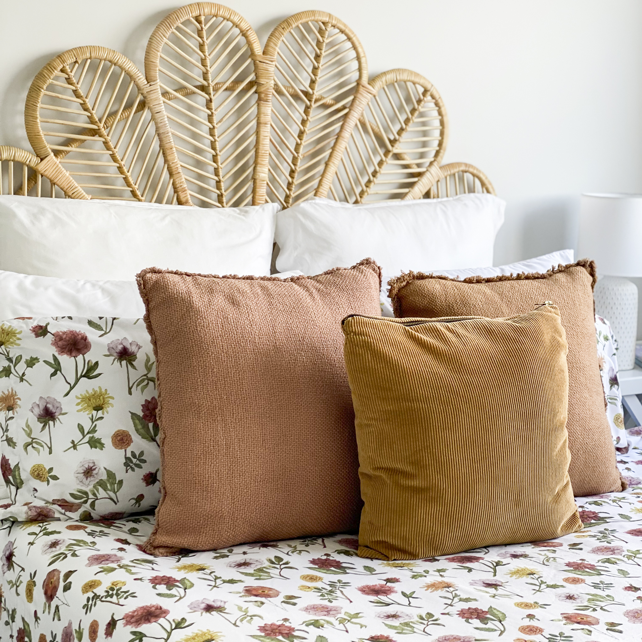 A home staged modern bedroom design.